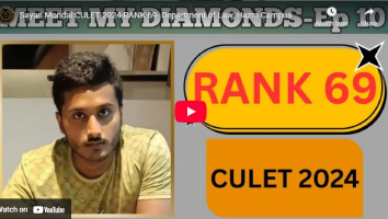 Sayan Mondal:CULET 2024-RANK 69- Department of Law, Hazra Campus