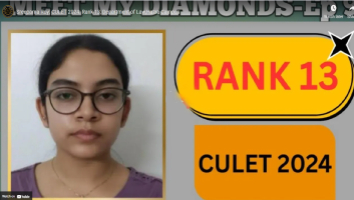 Sreeparna Roy: CULET 2024: Rank 13, Department of Law,Hazra Campus
